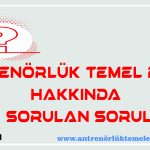 SIK SORULAN BİLİNMEYEN SORULAR
