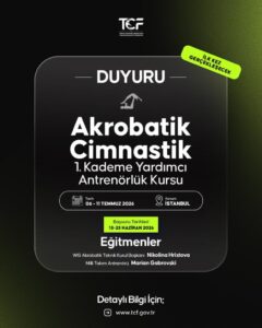 Akrobatik Cimnastikte Bir İlk